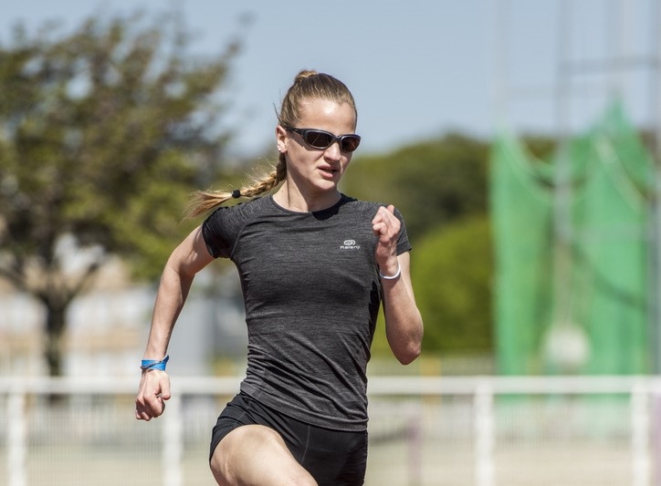 Para athlète Alice Metais centre Aushopping Chateauroux